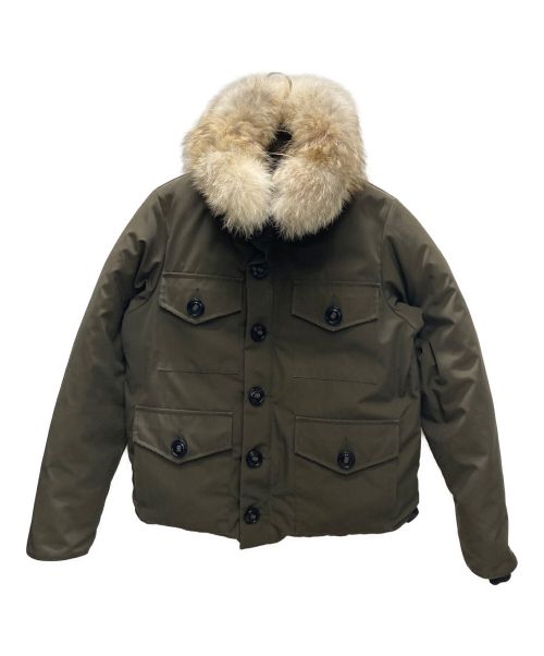 CANADA GOOSE（カナダグース）CANADA GOOSE (カナダグース) BEAUTY&YOUTH (ビューティーアンドユース) ハミルトンダウンジャケット カーキ サイズ:Mの古着・服飾アイテム