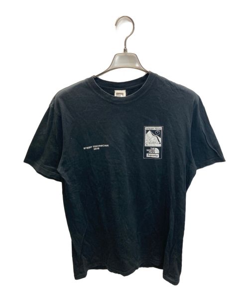 THE NORTH FACE（ザ ノース フェイス）THE NORTH FACE (ザ ノース フェイス) Supreme (シュプリーム) Steep Tech Tee Shirt ブラック サイズ:Mの古着・服飾アイテム