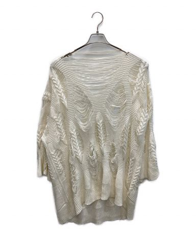 中古・古着通販】sulvam (サルバム) Yarn long sleeve Knit/ヤーンロングスリーブニット アイボリー  サイズ:S｜ブランド・古着通販 トレファク公式【TREFAC FASHION】スマホサイト