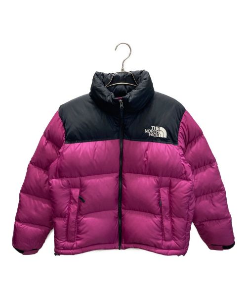 THE NORTH FACE（ザ ノース フェイス）THE NORTH FACE (ザ ノース フェイス) ショートヌプシジャケット ピンク×ブラック サイズ:Lの古着・服飾アイテム