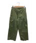 soerte（ソエルテ）の古着「Wide straight military pants」｜カーキ