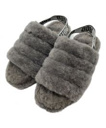 UGG（アグ）の古着「Fluff Yeah Slide」｜グレー