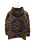 PENDLETON (ペンドルトン) DELUXE (デラックス) コラボ ネイティブ柄ウールダッフルコート ブラウン サイズ:L：9800円