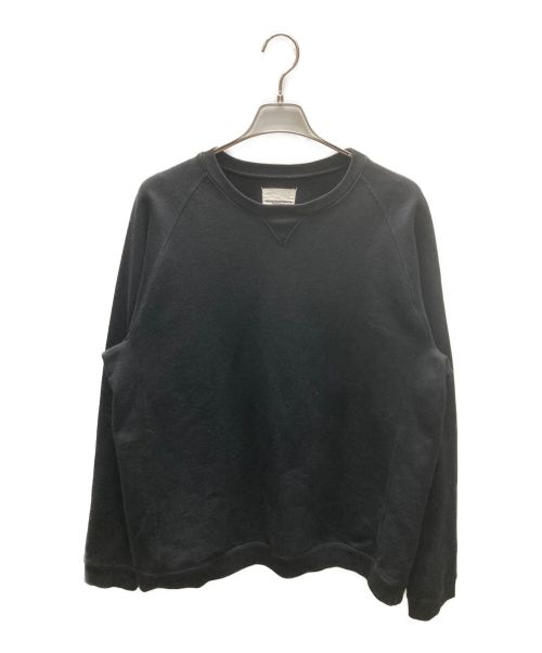 TAKAHIROMIYASHITA TheSoloIst.（タカヒロミヤシタ ザソロイスト）TAKAHIROMIYASHITA TheSoloIst. (タカヒロミヤシタ ザソロイスト) oversized crew neck sweatshirt ブラック サイズ:44の古着・服飾アイテム