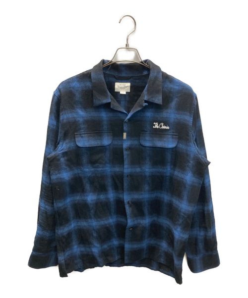 THE CRIMIE（ザ クライミー）THE CRIMIE (ザ クライミー) OMBRE CHECK LONG SLEEVE SHIRT/オンブレチェックシャツ ブルー サイズ:XLの古着・服飾アイテム