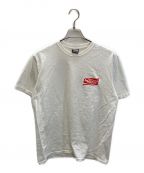 stussyステューシー）の古着「ソーダ缶Tシャツ」｜ホワイト