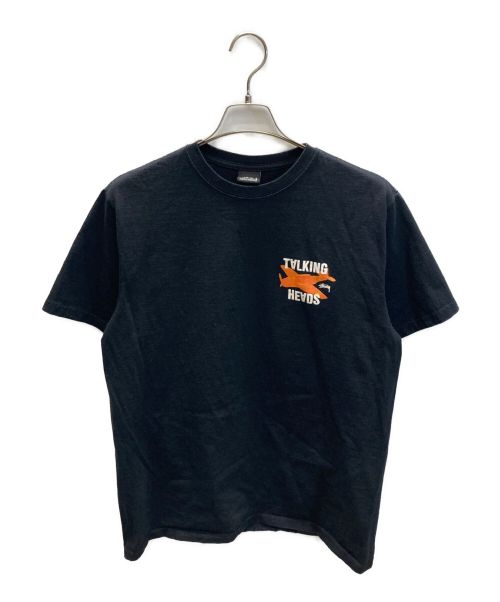 stussy（ステューシー）stussy (ステューシー) Talking Heads (トーキングヘッズ) コラボプリントTシャツ ブラック サイズ:Mの古着・服飾アイテム