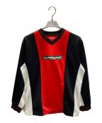 SUPREMEシュプリーム）の古着「Barbed Wire Moto Jersey」｜ブラック×レッド