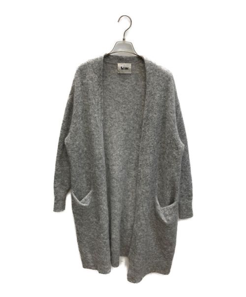 Acne（アクネ）Acne (アクネ) モヘア混ロングカーディガン ホワイト サイズ:XSの古着・服飾アイテム