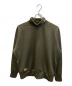 FreshService sportフレッシュサービス）の古着「CORDURAR FLEECE MOCK NECK」｜カーキ