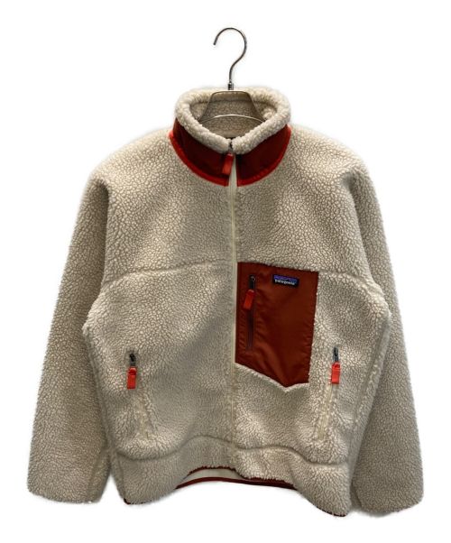 Patagonia（パタゴニア）Patagonia (パタゴニア) クラシック・レトロX・ジャケット ベージュ×ブラウン サイズ:Mの古着・服飾アイテム