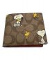 COACH (コーチ) PEANUTS (ピーナッツ) 3-IN-1 ウォレット ブラウン：7800円