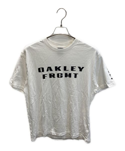 OAKLEY（オークリー）OAKLEY (オークリー) FRAGMENT DESIGN (フラグメントデザイン) プリントTシャツ ホワイト サイズ:52の古着・服飾アイテム