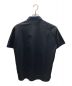 BLACK LABEL CRESTBRIDGE (ブラックレーベル クレストブリッジ) S/Sストレッチシャツ ネイビー サイズ:SIZE L 未使用品：5000円