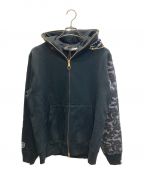 A BATHING APE×JAM HOME MADEアベイシングエイプ×ジャムホームメイド）の古着「SHARK FULL ZIP HOODIE」｜ブラック