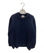 Traditional Weatherwearトラディショナルウェザーウェア）の古着「FISHERMAN CREW NECK PULLOVER」｜ネイビー