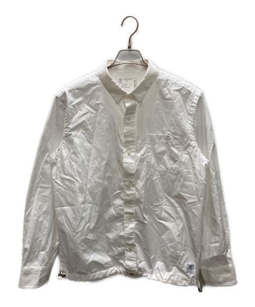 sacai（サカイ）sacai (サカイ) Cotton Poplin L/S Shirt ホワイト サイズ:2の古着・服飾アイテム