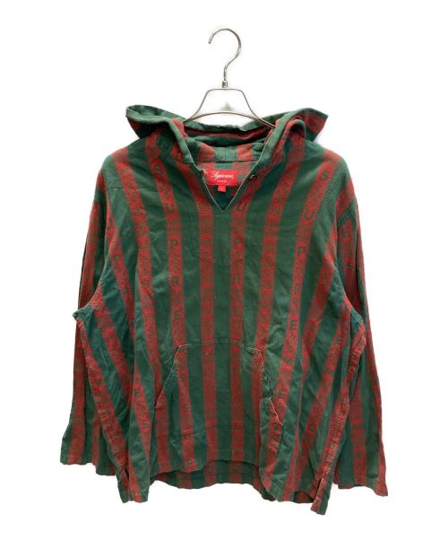 SUPREME（シュプリーム）Supreme (シュプリーム) Baja Hooded Shirt グリーン サイズ:Lの古着・服飾アイテム