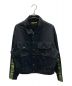 t.c.r.by toucher（ティーシーアール トゥシェ）の古着「TRUCKER JACKET V2」｜ブラック