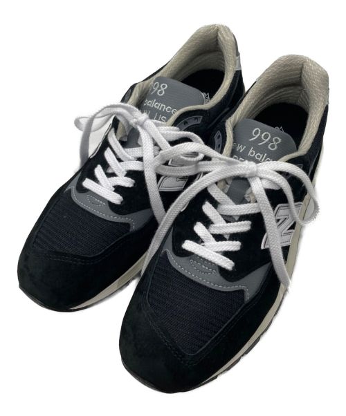 NEW BALANCE（ニューバランス）NEW BALANCE (ニューバランス) ローカットスニーカー ブラック サイズ:26.5㎝/US8.5 UK8の古着・服飾アイテム