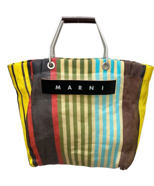MARNI（マルニ）MARNI (マルニ) MARNI MARKET STRIPE BAG/マルニマーケットストライプバッグ マルチカラーの古着・服飾アイテム