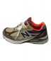 NEW BALANCE (ニューバランス) スニーカー グリーン×ブラウン サイズ:27.5㎝/US9.5 UK9：12000円