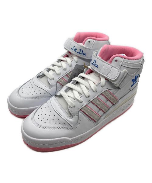 adidas（アディダス）adidas (アディダス) LIL DRE FORUM 84 MID ADV ホワイト×ピンク サイズ:25.5㎝ 未使用品の古着・服飾アイテム