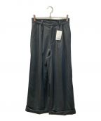 CAMPHOR WOODカンファーウッド）の古着「2tuck wide baggy slacks」｜グレー