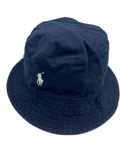 POLO RALPH LAUREN（ポロ・ラルフローレン）POLO RALPH LAUREN (ポロ・ラルフローレン) バケットハット ネイビー 未使用品の古着・服飾アイテム