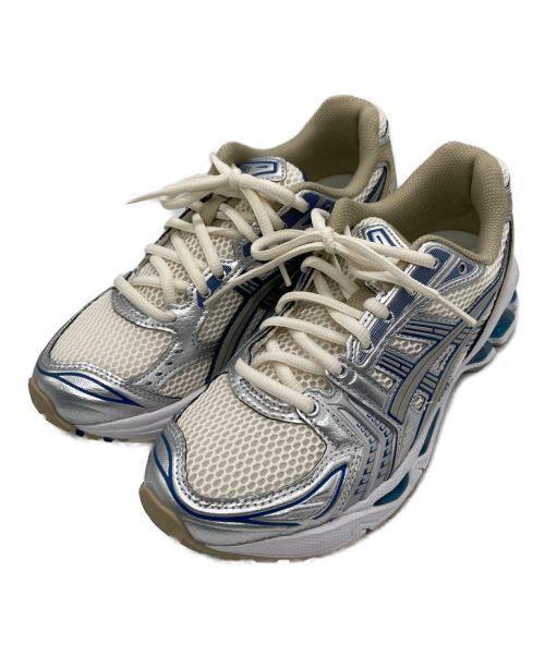 asics（アシックス）asics (アシックス) GEL-KAYANO 14 ベージュ×シルバー サイズ:24㎝/US5.5/UK4.5の古着・服飾アイテム