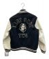 UNDERCOVER (アンダーカバー) HUMAN MADE (ヒューマンメイド) LAST ORGY 2 VARSITY JACKET ブラック×ホワイト サイズ:L 未使用品：70000円