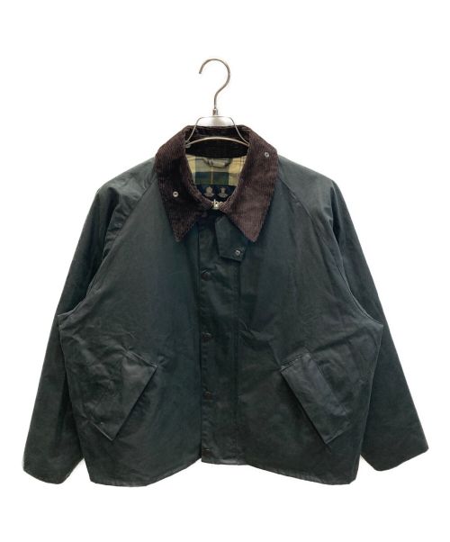 Barbour（バブアー）Barbour (バブアー) TRANSPORT ワックス コットン ショート ブルゾン カーキ サイズ:38の古着・服飾アイテム