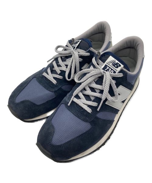 NEW BALANCE（ニューバランス）NEW BALANCE (ニューバランス) ローカットスニーカー ネイビー×グレー サイズ:27.5㎝/US9.5 UK9の古着・服飾アイテム