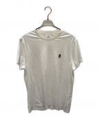 BURBERRYバーバリー）の古着「MONOGRAM MOTIF COTTON T-SHIRT」｜ホワイト