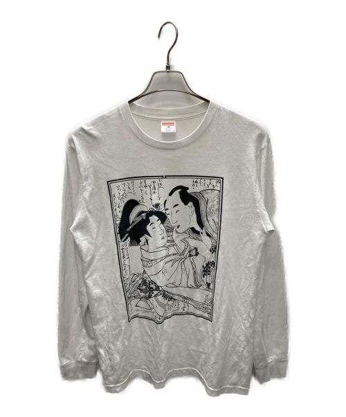 SUPREME（シュプリーム）SUPREME (シュプリーム) SASQUATCHfabrix. (サスクワッチファブリックス) Shunga L/S Tee ホワイト サイズ: Mの古着・服飾アイテム