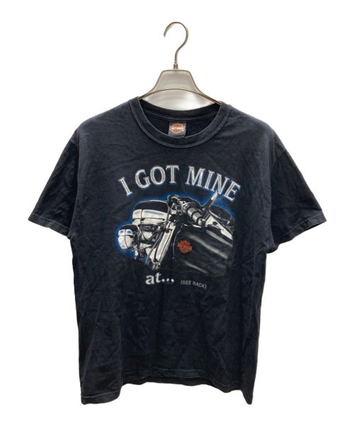 HARLEY-DAVIDSON（ハーレーダビッドソン）HARLEY-DAVIDSON (ハーレーダビッドソン) ヴィンテージプリントTシャツ ブラック サイズ:SIZE Lの古着・服飾アイテム