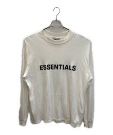 ESSENTIALS（エッセンシャルズ）の古着「ラバーロゴカットソー」｜ホワイト