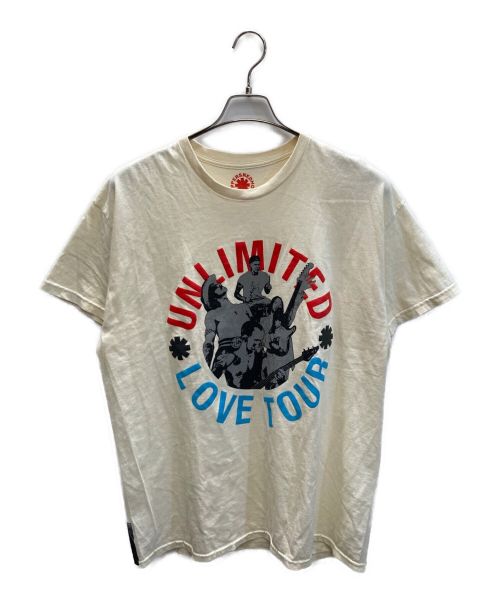 RED HOT CHILI PEPPERS（レッドホットチリペッパーズ）RED HOT CHILI PEPPERS (レッドホットチリペッパーズ) Unlimited Love Tee アイボリー サイズ:Lの古着・服飾アイテム