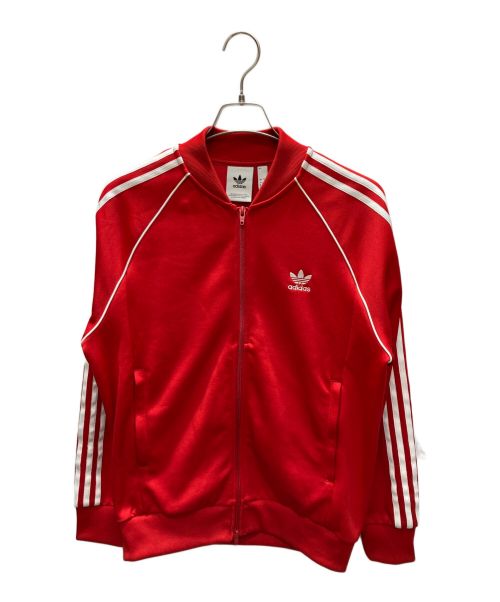 adidas（アディダス）adidas (アディダス) トラックジャケット レッド サイズ:SIZE 0の古着・服飾アイテム