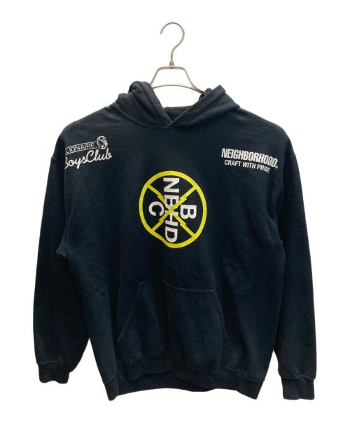 NEIGHBORHOOD（ネイバーフッド）NEIGHBORHOOD (ネイバーフッド) BILLIONAIRE BOYS CLUB (ビリオネアボーイズクラブ) コラボプルオーバーパーカー ブラック サイズ:Ｌの古着・服飾アイテム