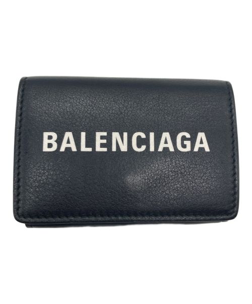 BALENCIAGA（バレンシアガ）BALENCIAGA (バレンシアガ) 3つ折り財布 ブラックの古着・服飾アイテム