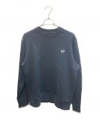 FRED PERRYフレッドペリー）の古着「Crew Neck Sweatshirt」｜ネイビー