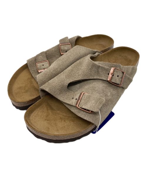 BIRKENSTOCK（ビルケンシュトック）BIRKENSTOCK (ビルケンシュトック) Zurich レザーサンダル ブラウン サイズ:SIZE 27cmの古着・服飾アイテム