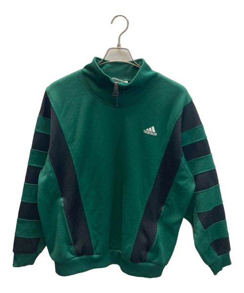 adidas（アディダス）adidas (アディダス) トラックジャケットプルオーバー グリーン サイズ:Mの古着・服飾アイテム