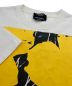 中古・古着 Calvin Klein (カルバンクライン) ANDY WARHOL (アンディウォーホル) プリントTシャツ ホワイト×イエロー サイズ:S：6000円