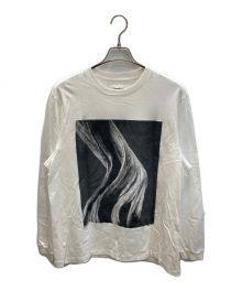 JANE SMITH（ジェーンスミス）の古着「SEED POD AND DRIDE FLOWER LONG SLEEVE T-SHIRT」｜ホワイト