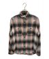 Ron Herman（ロンハーマン）の古着「Brushed Plaid SHIRT L／S」｜ピンク×グレー