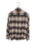 Ron Herman (ロンハーマン) Brushed Plaid SHIRT L／S ピンク×グレー サイズ:SIZE M：8000円