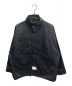 CAMBIO（カンビオ）の古着「Oversized Typewriter Military Stand Collar Jacket」｜ブラック