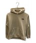 THE NORTH FACE（ザ ノース フェイス）の古着「Back Square Logo Hoodie」｜ツイルベージュ